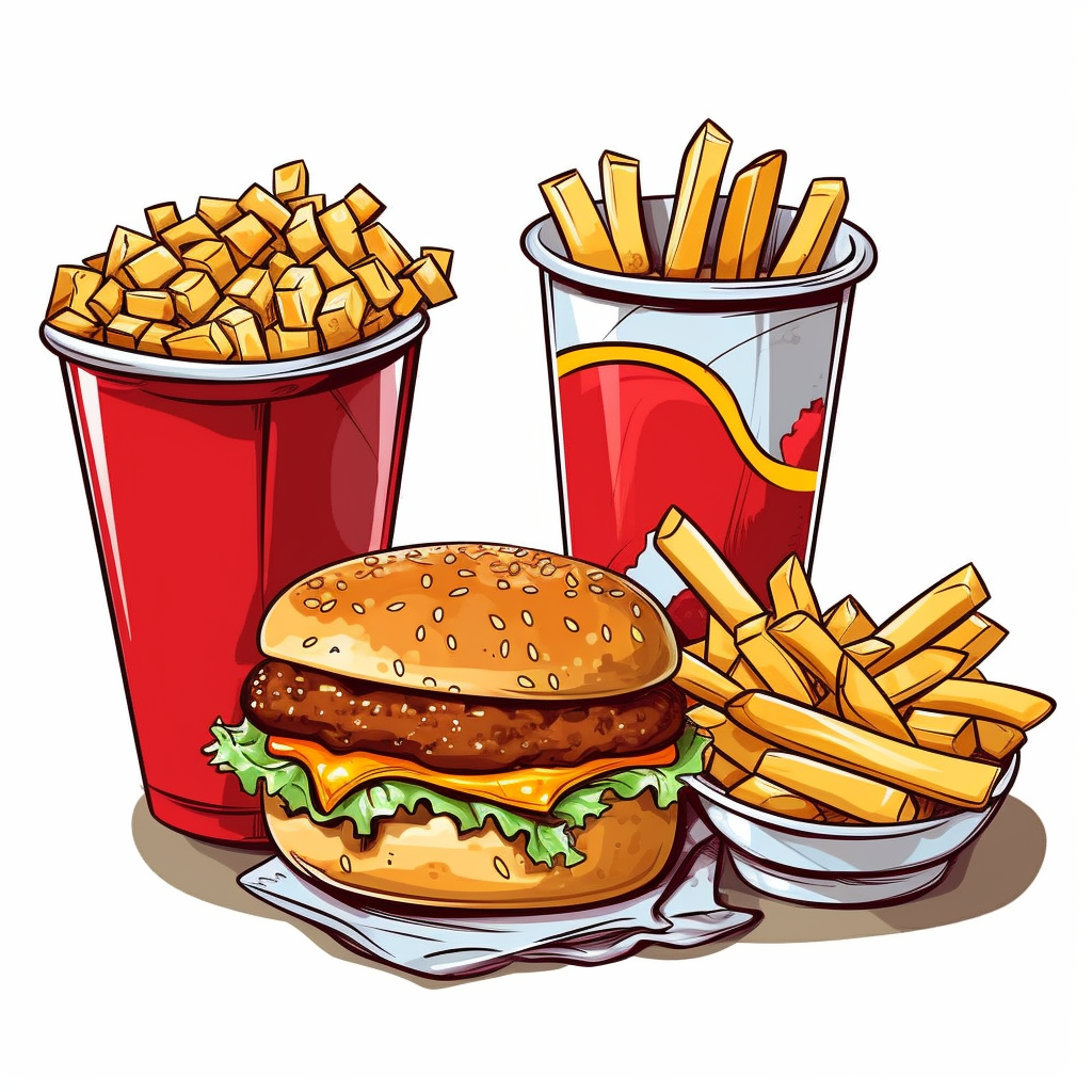 fast food cliparts