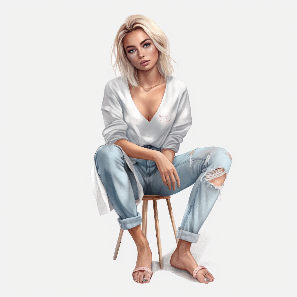 blonde haired cliparts