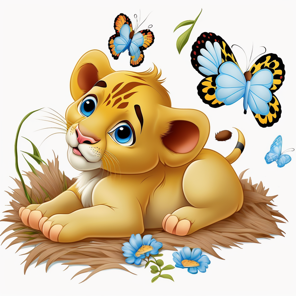 baby butterfly cliparts