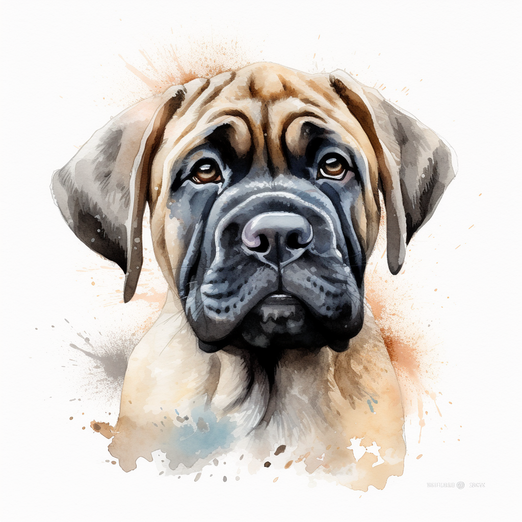 mastiff dog cliparts