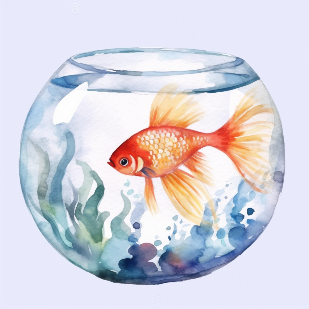fish bowl clipart
