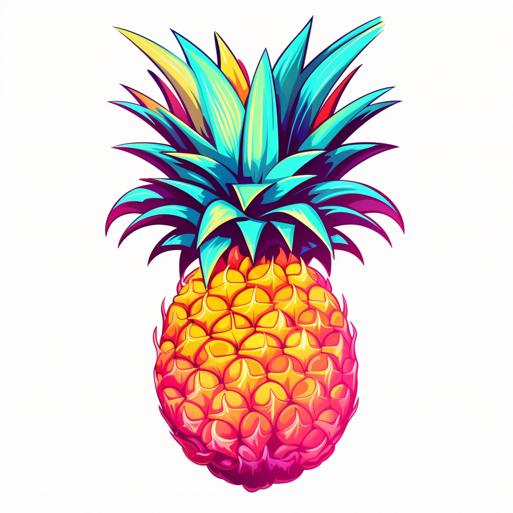 cartoon pineapple cliparts