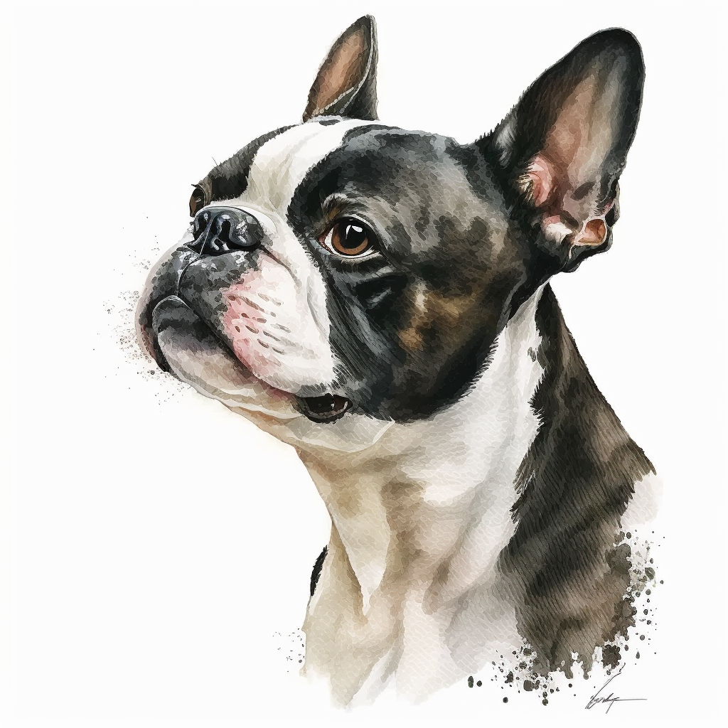 boston terrier cliparts