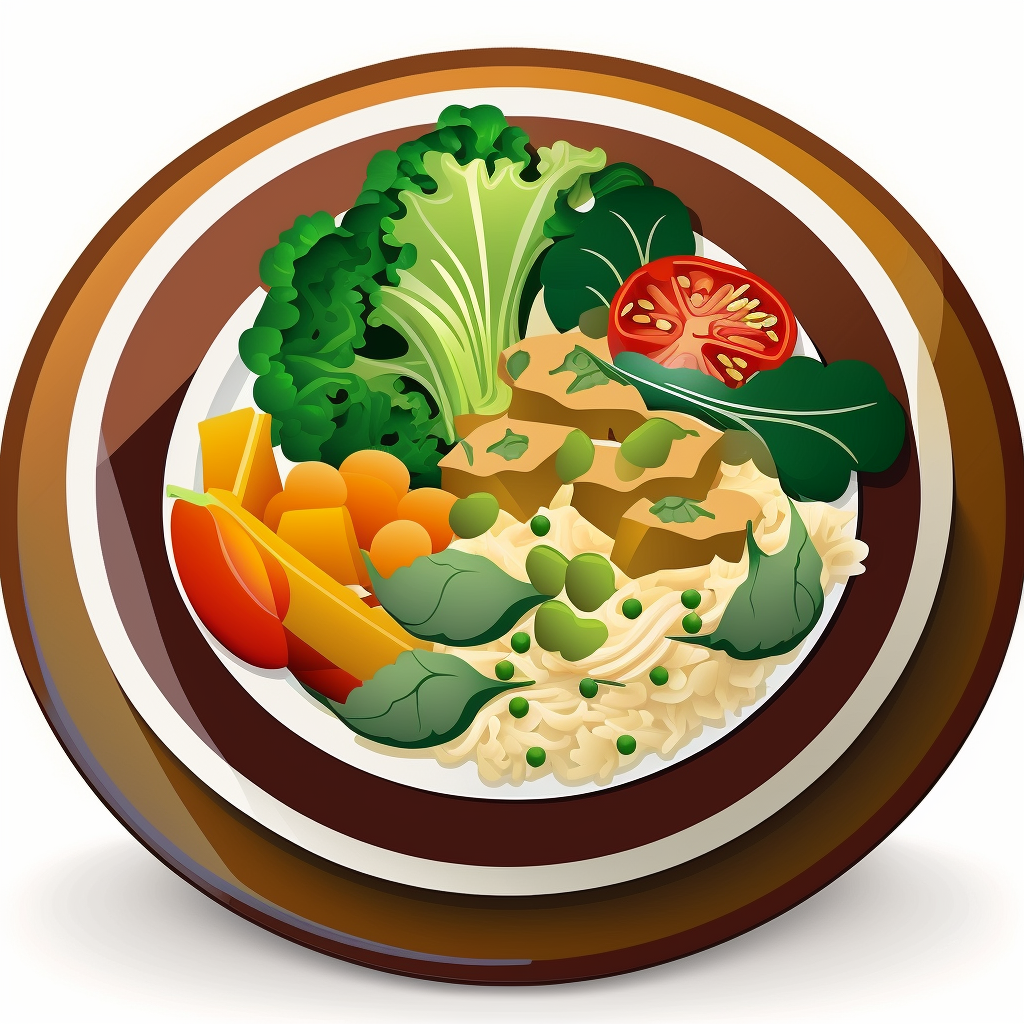 dinner plate clipart