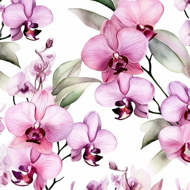 Contemporary collage style floral patterns orchids watercolor elegant flowers wedding invitations high quality and elegant clipart of flowers Gucci art pink andlavender shades background 4