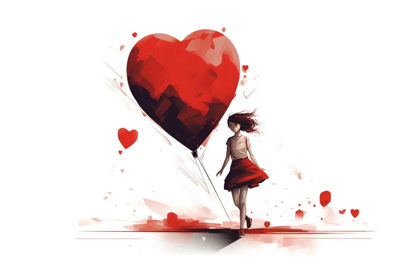 girl running clipart