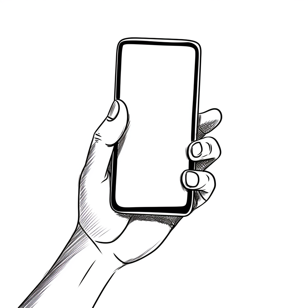 Mobile Phone Landscape Flat Monochrome Isolated Vector Object. Phone Taking  Picture. Smartphone. Editable Black And White Line Art Drawing. Simple  Outline Spot Illustration For Web Graphic Design Royalty Free SVG,  Cliparts, Vectors,