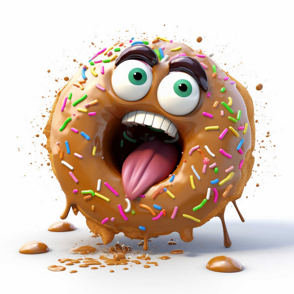 cartoon donut cliparts