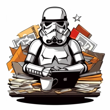 May the Productivity Force be with you Clipart