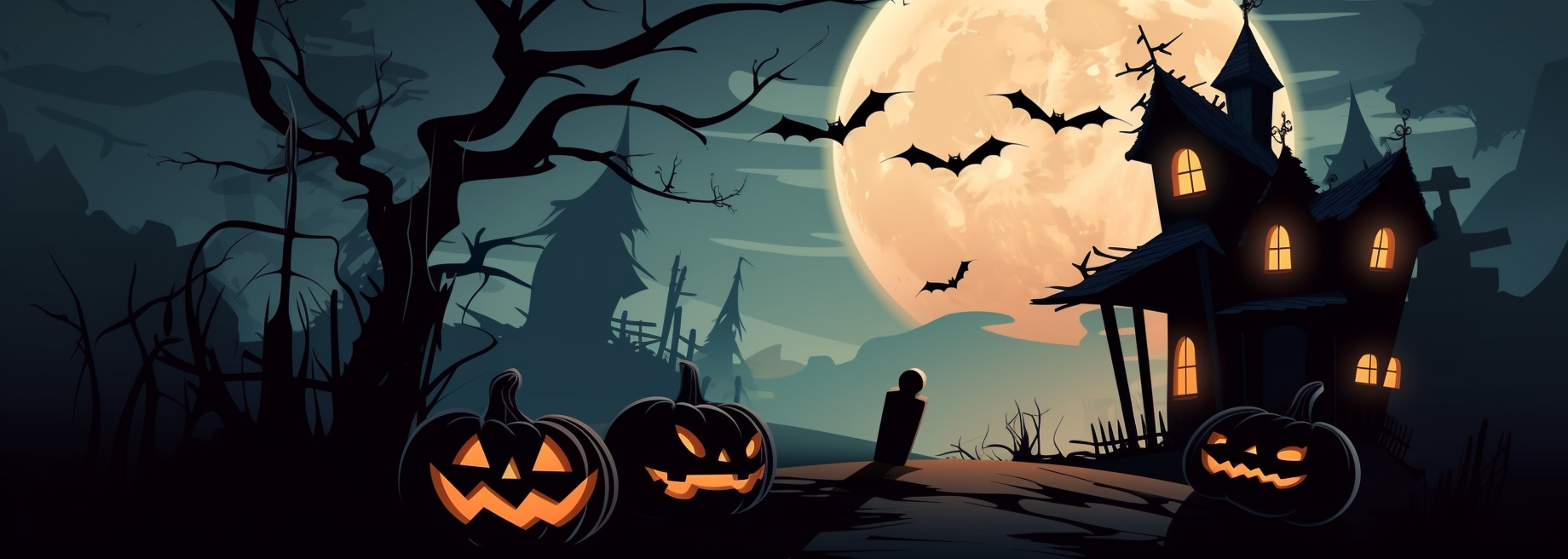 halloween moon clipart