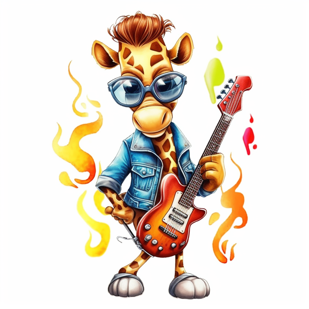 giraffe background cliparts