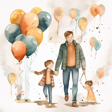 Celebrate the special bond between a father and daughter with this enchanting watercolor clipart set. Capture the joyous moments of togetherness and shared adventures as they explore the world hand in hand. From fixing car infront of garage, this collection showcases the magic of father and son bonding. The soft watercolor hues and delicate brushstrokes add a touch of whimsy and warmth to each illustration. Created in the signature style of Sarah Gardner.