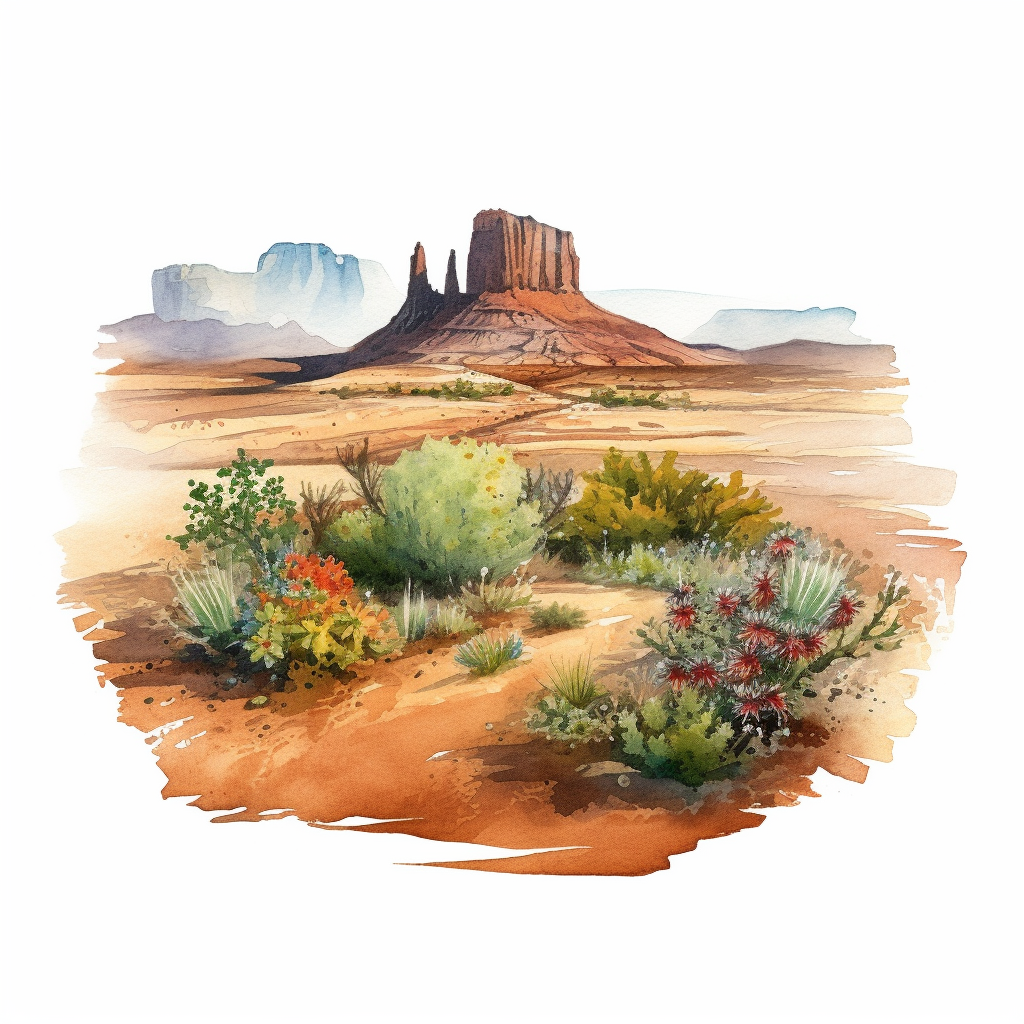 desert shrub cliparts