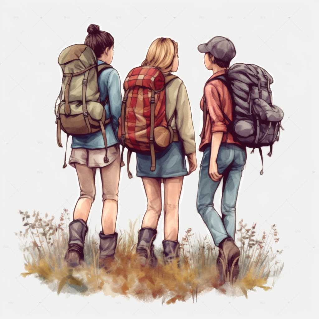 girl friendship cliparts