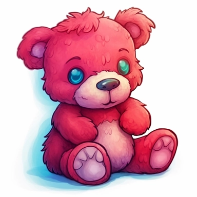vivid teddy bear clipart