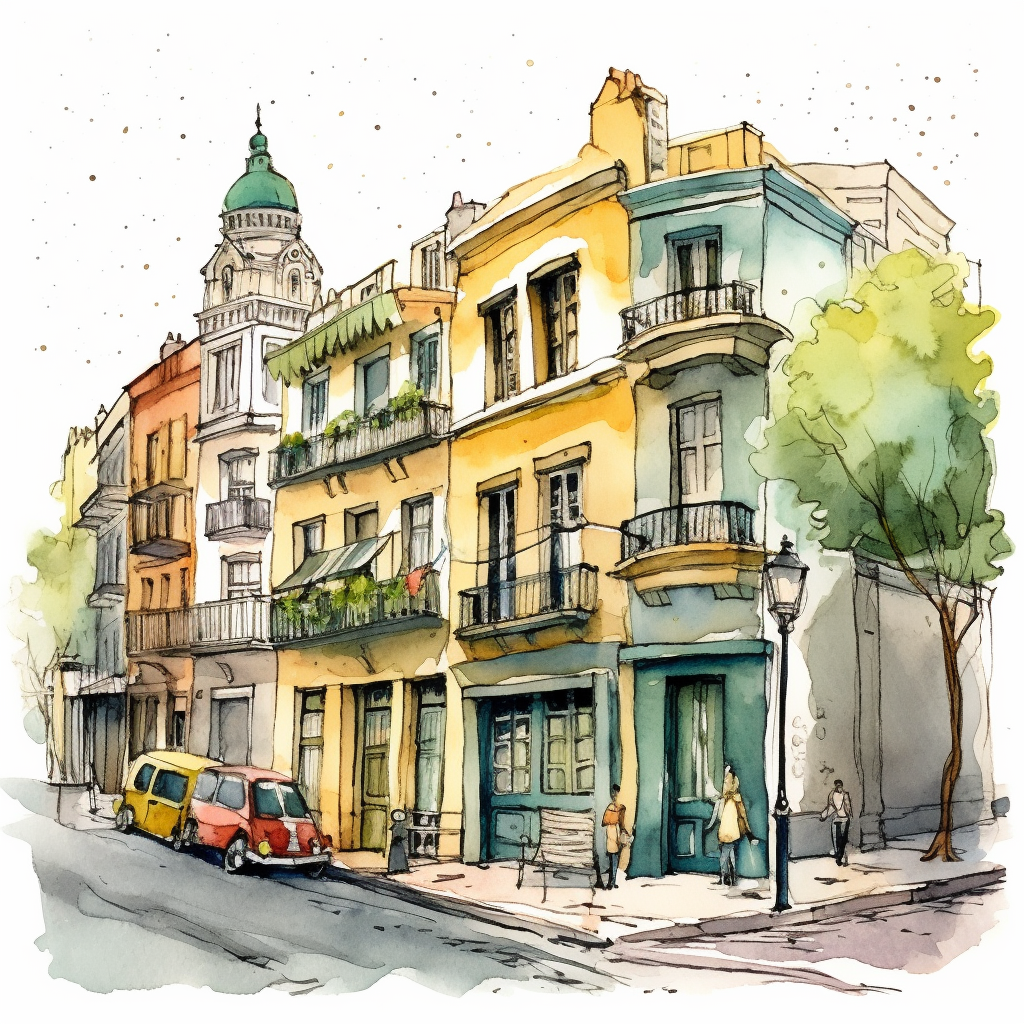 city street cliparts