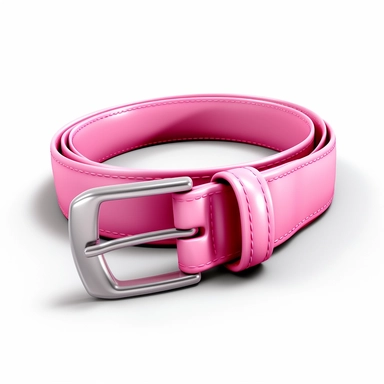 clipart woman's pink belt, photo realistic ,white background