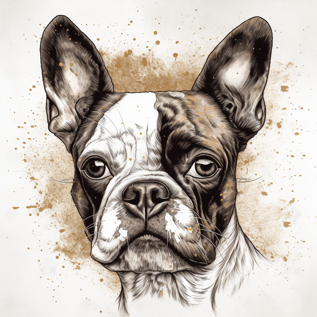 boston terrier cliparts