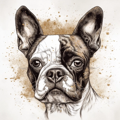 Boston terrier anathomy clipart , original hand drawing, watercolor, understated and flawless for t shirt and cup printing, happy cute smily Basset Hound , transparent background, realistic painting, portrait without writing , style of the artwork, mood of the aartwork, vector, contour , white background, 8K quality, ultra detailed , without signature and without meaningless lines, clipart, white background, High Quality, no writting background, no writting, ultra detailed, no symbol, without lo