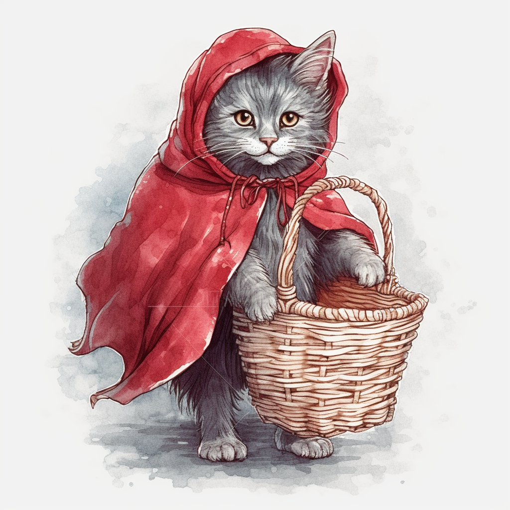 little red riding hood clipart