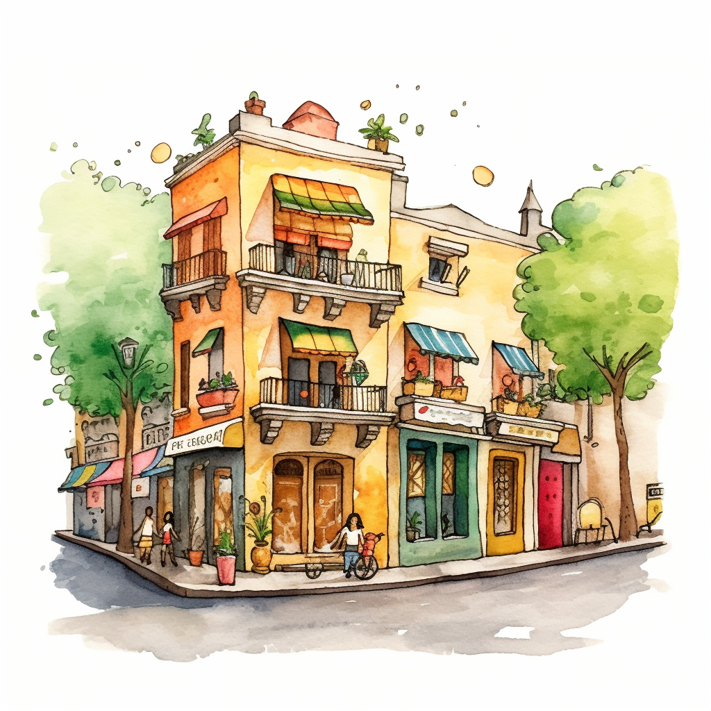 city street cliparts