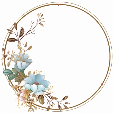 free png floral wreath cliparts image | free cliparts | free download for pc, in the style of japanese-inspired motifs, kintsugi, louis comfort tiffany, delicate lines, elsa beskow, extravagant table settings, dark brown and sky-blue