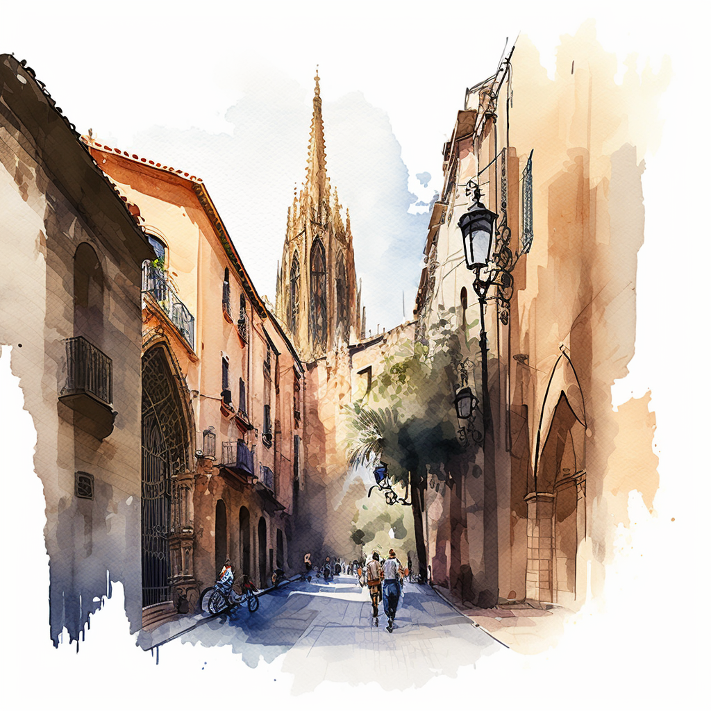 barcelona cliparts