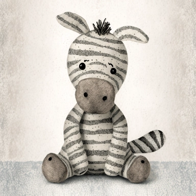 A cute baby zebra teddy soft toy , jellycat, stylised hand painted textures, stylized digital art, baby zebra, rough paper texture, baby zebra, highly detailed muted colors,watercolor texture, setteidreams colour design, finger blend shading, stippled walls,amazing textured brush strokes, illustrated in whimsical style, childrens book illustration, clipart style, white solid background , no watermark, remove watermark, no text, remove text, no writing, remove writing