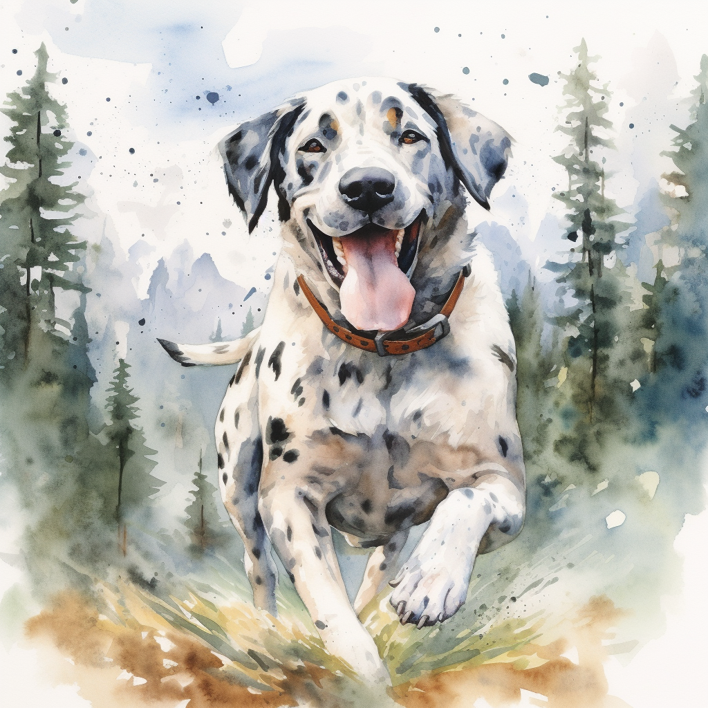 dog running clipart