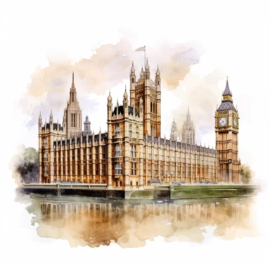 houses of parliament UK, watercolour illustration clipart, extremely detailed, 4k, high quality, isolated on white background - Image #2 <@1098423716465102849>