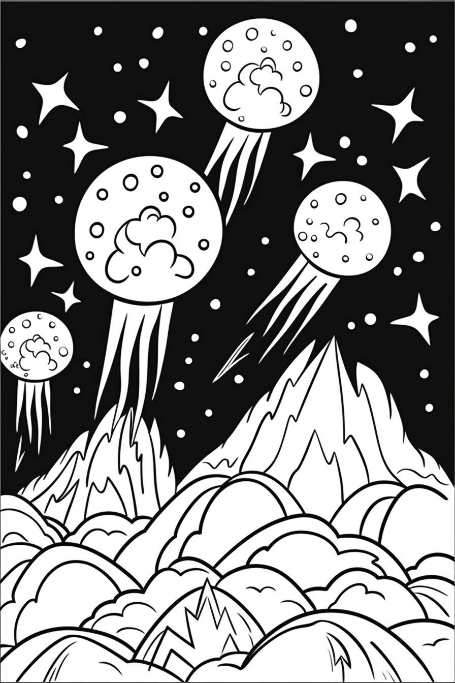 meteor cliparts