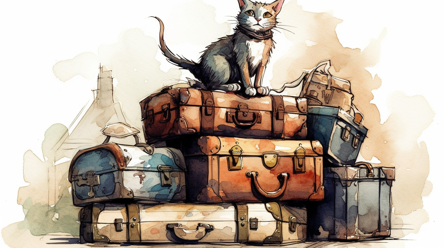 cute suitcase cliparts