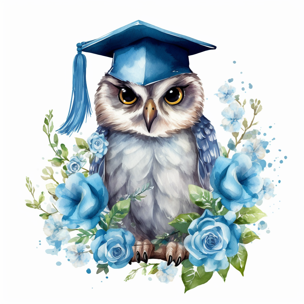 graduation flower cliparts
