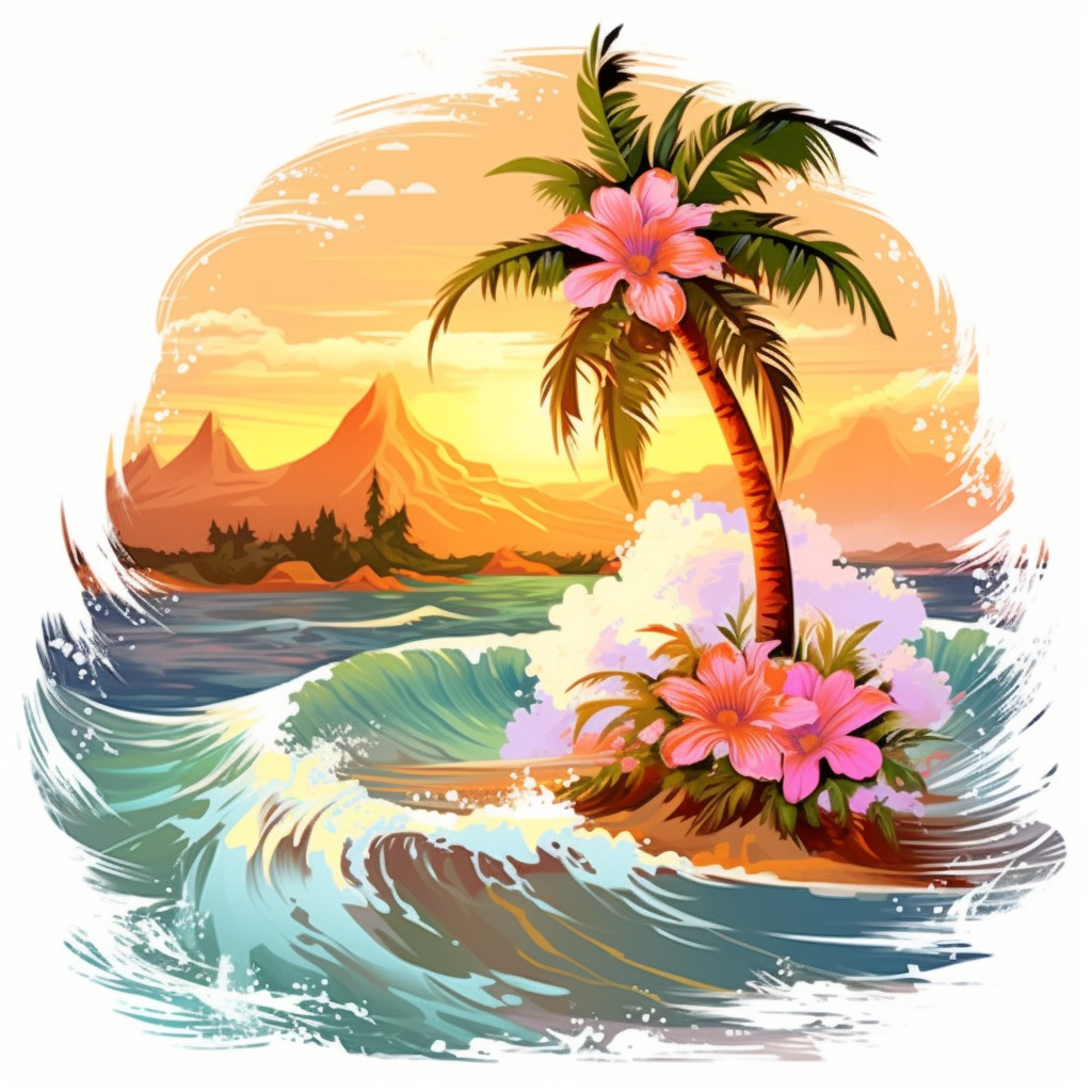 flower tree cliparts