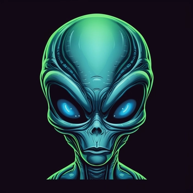 Alien clip art,4k
