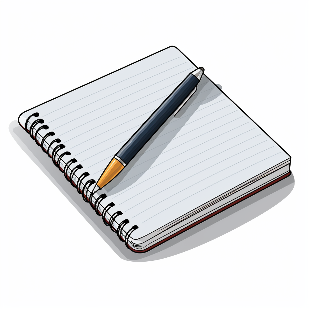notepad cliparts