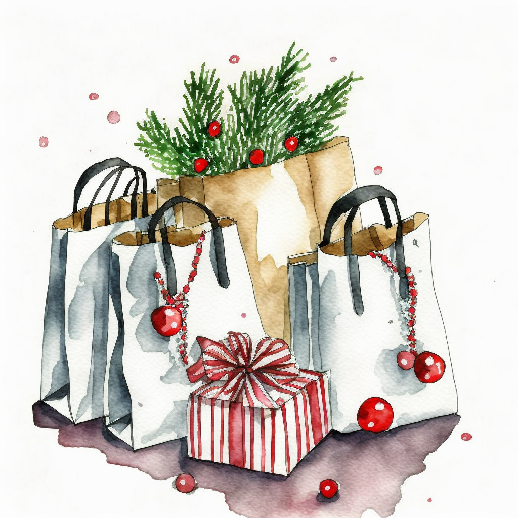 christmas bags cliparts