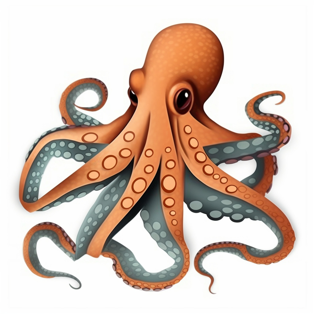 octopus drawing cliparts