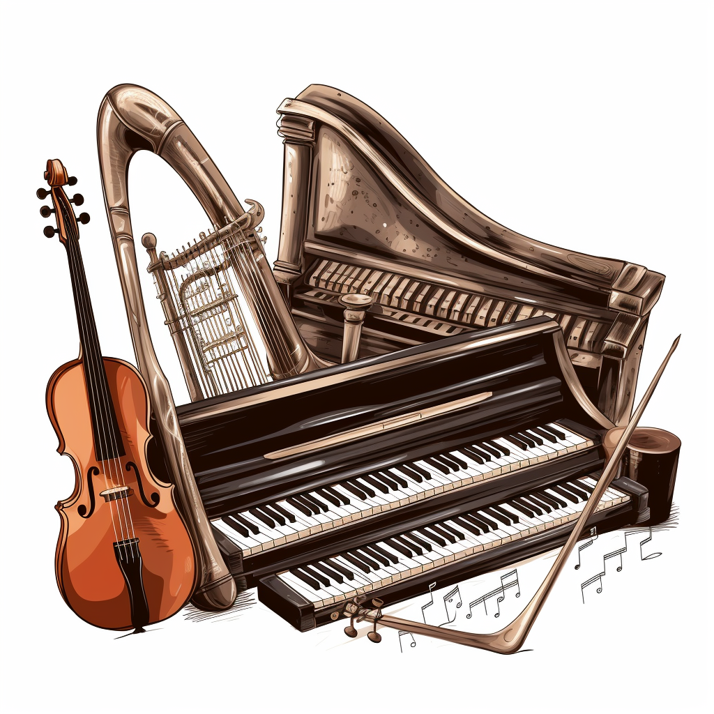 music instruments cliparts