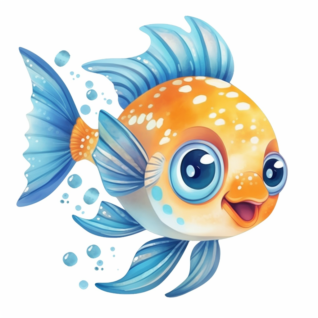 fishing baby cliparts