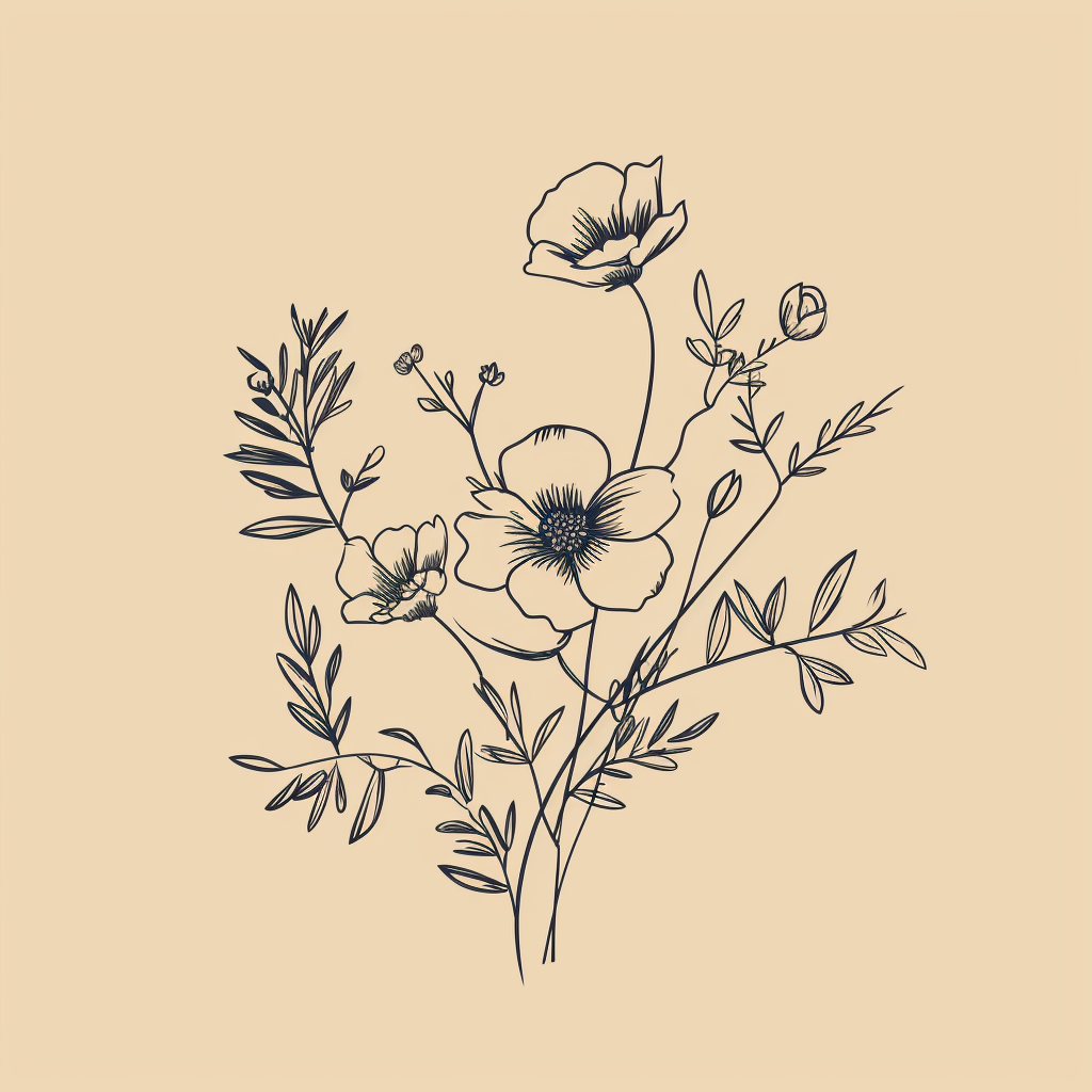 floral branch cliparts