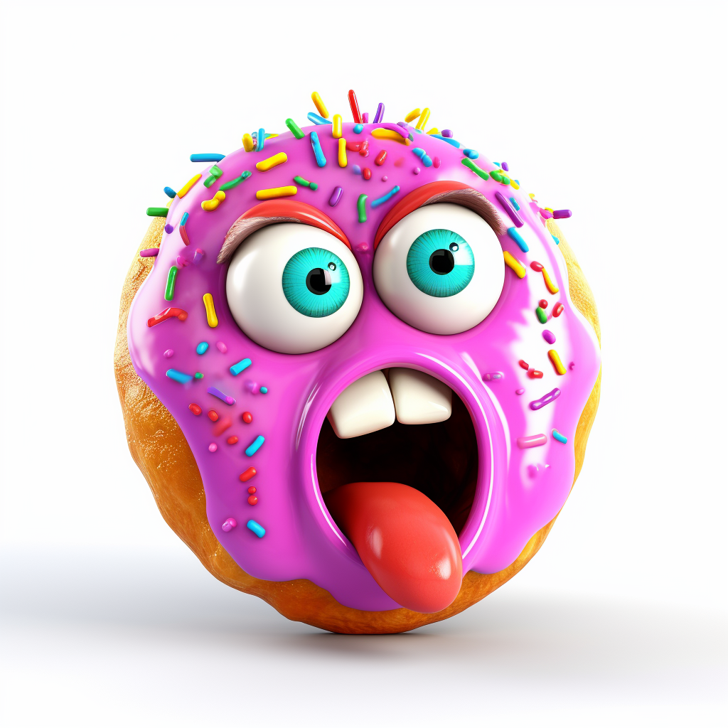 cartoon donut cliparts
