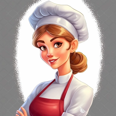 female chef cartoon the game, the chef png clipart, in the style of erich heckel, manjit bawa, opacity and translucency, john tenniel, animated gifs, caricature faces