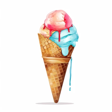 ice cream cone clip art white background