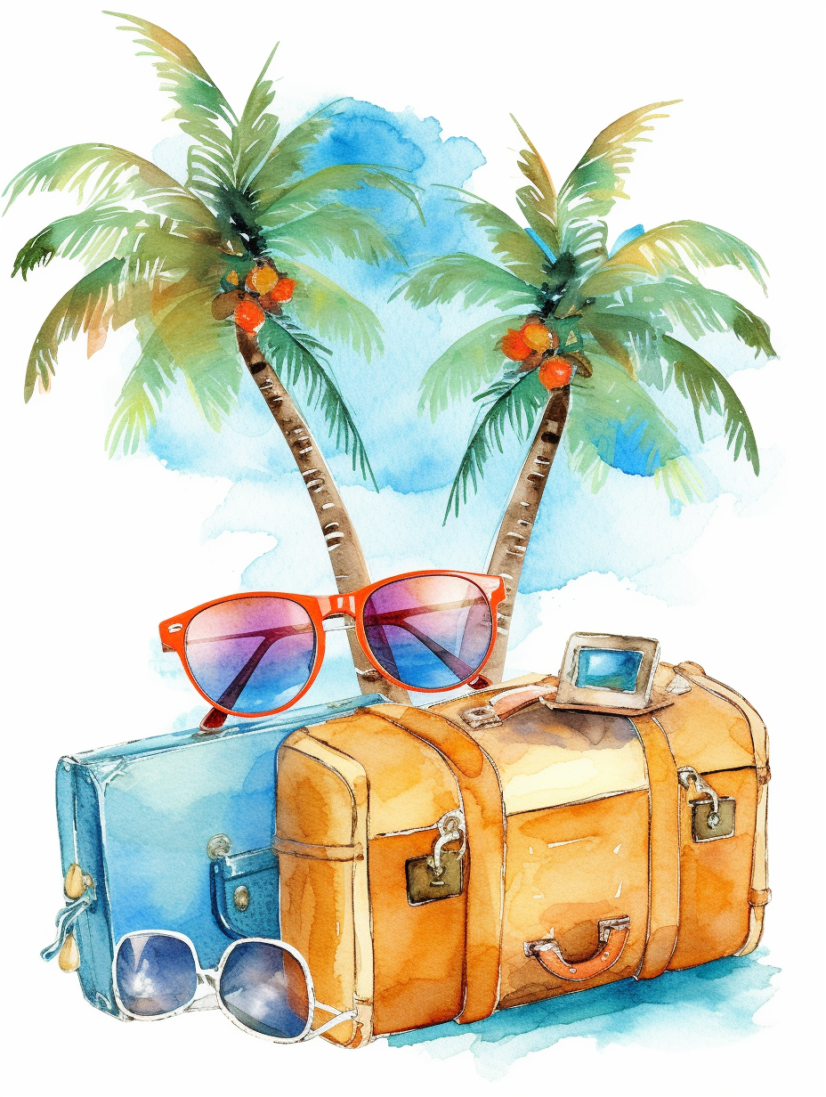 cliparts travel luggage