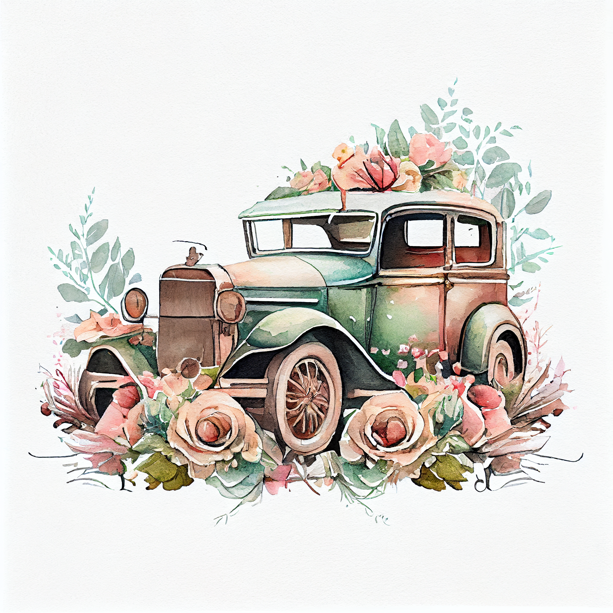 antique car clipart