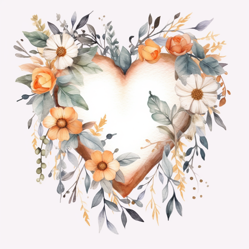 heart wedding cliparts