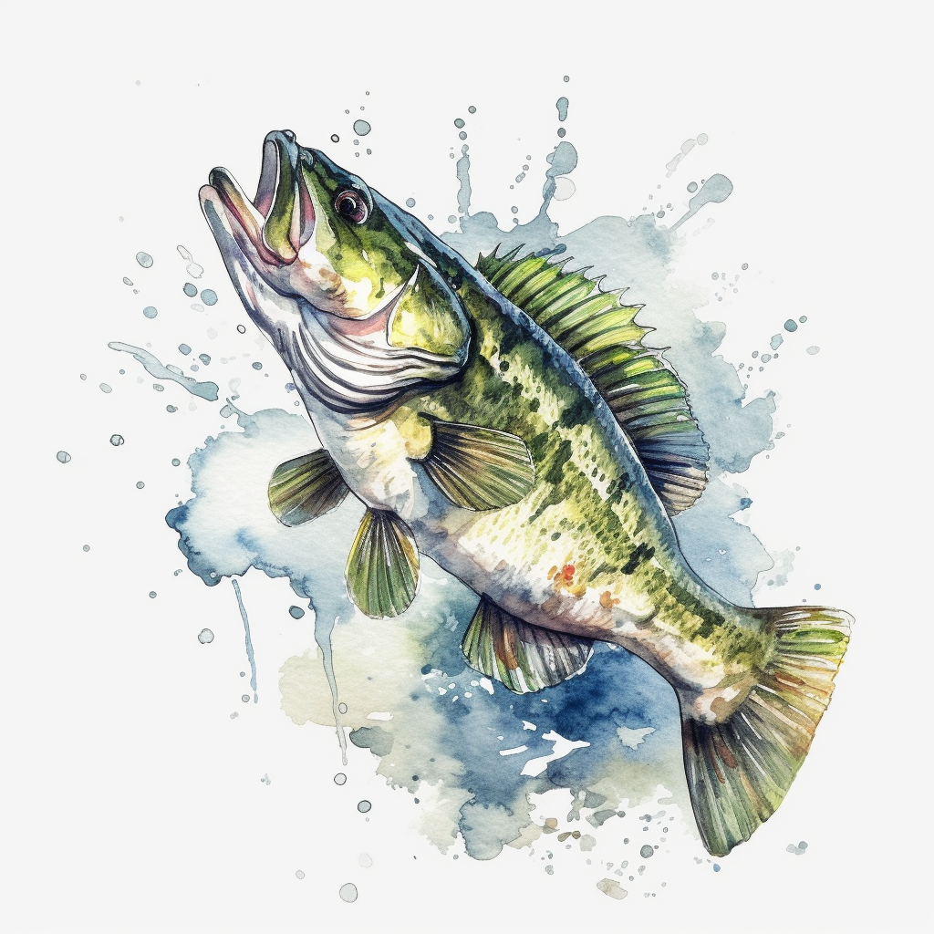 bass jumping cliparts