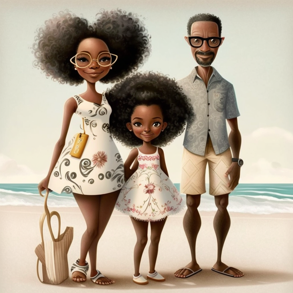 african american family clipart