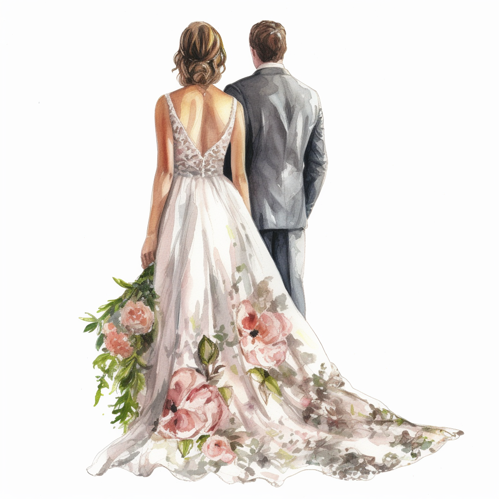 cartoon bride cliparts